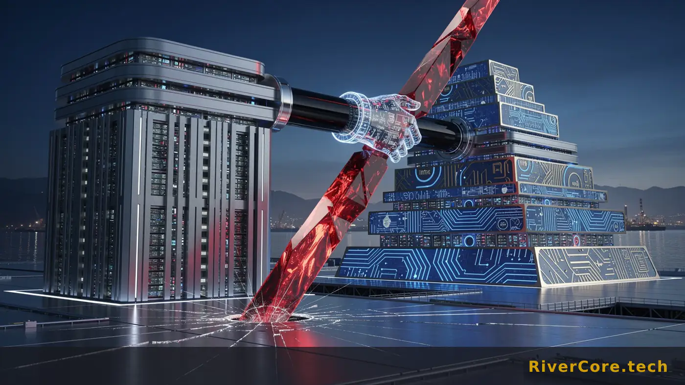 Foxconn and Intel Partner on AI Infrastructure as Stock Drops 5.18%